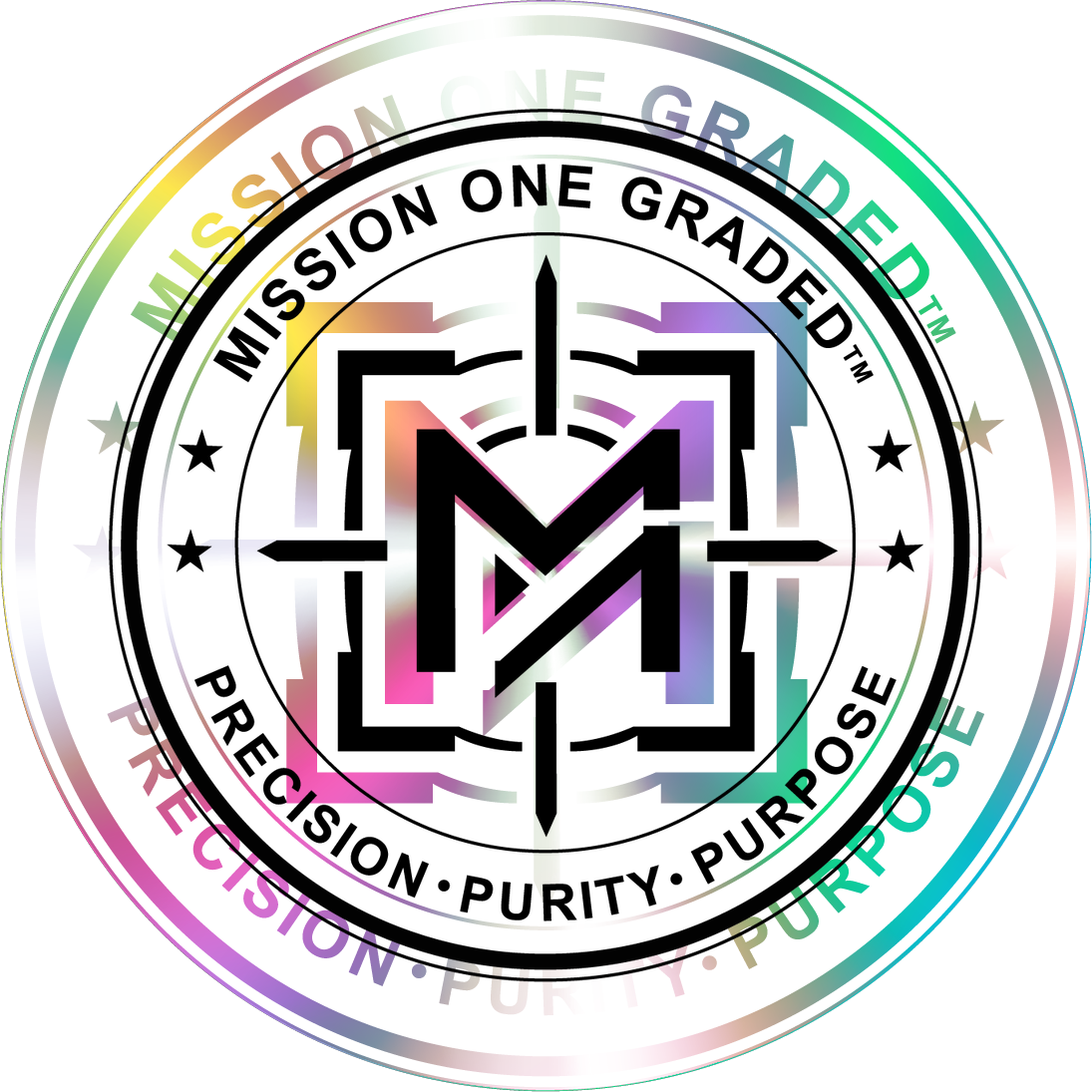 Mission One Graded holographic seal